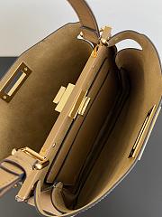 FENDI PEEKABOO Soft Medium Caramel brown size 33x10x25.5 cm - 2