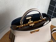 Fendi Peekaboo ISeeU Petit Cuir Beige size 27x9.5x21cm - 6