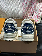 LV Trainers Luxury Blue - 6