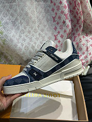 LV Trainers Luxury Blue - 5