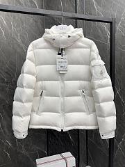 Moncler Mairefur White Short Down Jacket  - 1