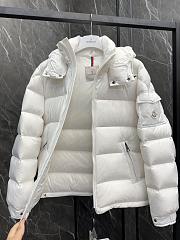 Moncler Mairefur White Short Down Jacket  - 2