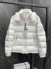 Moncler Mairefur White Short Down Jacket  - 3