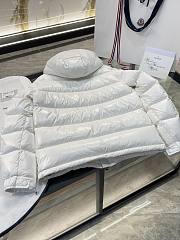 Moncler Mairefur White Short Down Jacket  - 4