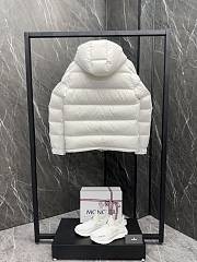 Moncler Mairefur White Short Down Jacket  - 6