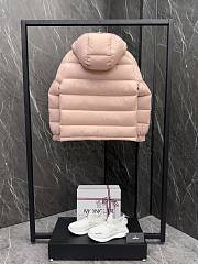 Moncler Mairefur Pink Short Down Jacket  - 6