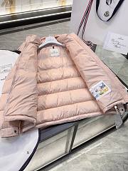 Moncler Mairefur Pink Short Down Jacket  - 4