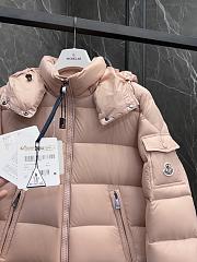 Moncler Mairefur Pink Short Down Jacket  - 3