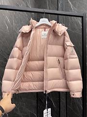 Moncler Mairefur Pink Short Down Jacket  - 2