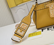 Fendi Peekaboo ISeeU grain leather medium handbag size 23cm - 2