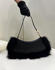 Fendi Women O'Lock Swing Pale Black Leather - 6
