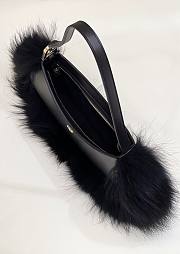 Fendi Women O'Lock Swing Pale Black Leather - 3