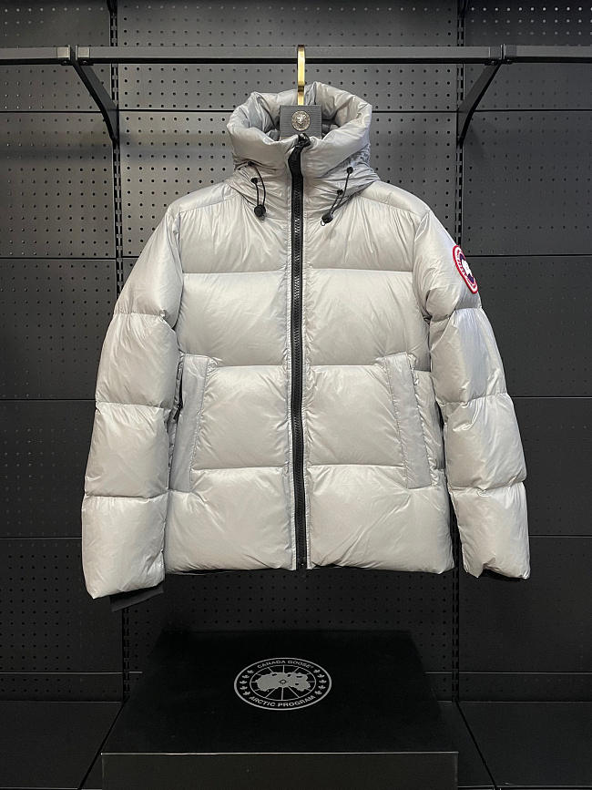 Canada Goose Crofton Puffer Jacket Silver - 1