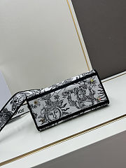 Dior Lady D-Lite Medium Bag Black Light gold size 24x20x11cm - 4