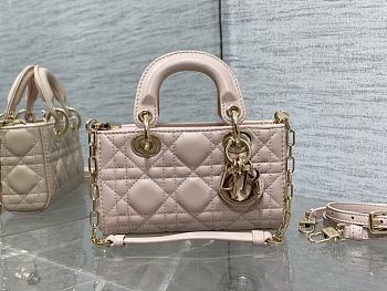 Dior Small Lady D-Joy Bag Powder Pink Cannage Lambskin