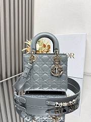 Dior Small Lady Dior My ABCDior Bag Black Cannage Lambskin size 20x8.5x17cm - 1