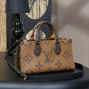 LV OnTheGo East West Chain Monogram Reverse Brown M14236 size 25cx13x10 cm - 2
