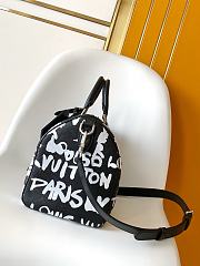 LV Speedy P9 Bandoulière 30 Autres Cuirs Monogram Black size 32x22.5x18 cm - 2