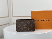 Romy Card Holder in reverse monogram 12x8x0.8 cm - 2