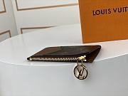 Romy Card Holder in reverse monogram 12x8x0.8 cm - 3