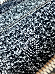 LV Zippy Black Multi Gardient Waltte M13908 size 19.5x10.5x2.5cm - 2