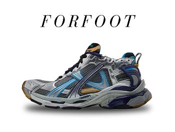 Balenciaga Runner Sneaker 'Grey Orange Aqua' 772774 W3RMU 1474