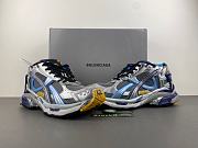 Balenciaga Runner Sneaker 'Grey Orange Aqua' 772774 W3RMU 1474 - 3