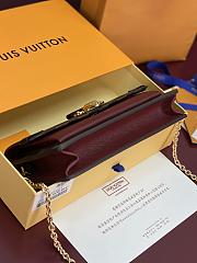 Louis Vuitton Vavin Damier Ebene Canvas Brown size 19x12.5x4 cm - 5