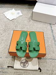 Hermès Oran Sandals Green - 1