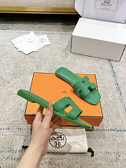 Hermès Oran Sandals Green - 3
