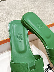Hermès Oran Sandals Green - 2