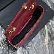 YSL Loulou Medium Chevron-quilted Lambskin Bag Size 24 x 14 x 6cm - 2