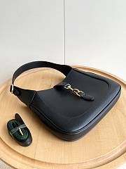 Gucci Jackie 1961 medium bag in black leather Size 27.5x19x4cm - 4