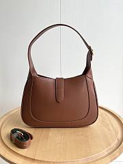Gucci Jackie 1961 medium bag in brown leather Size 27.5x19x4cm - 4