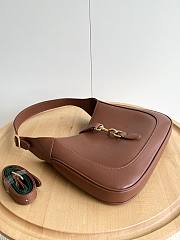 Gucci Jackie 1961 medium bag in brown leather Size 27.5x19x4cm - 2