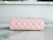 Chanel Small Kelly Shopper Light Pink Calfskin Brushed Gold Hardware - 6