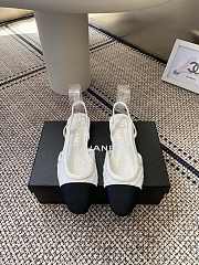Chanel 22C White Slingback - 1