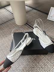 Chanel 22C White Slingback - 3