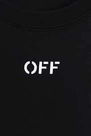 Off White Arrow Skate Regular Fit T-Shirt Black - 4