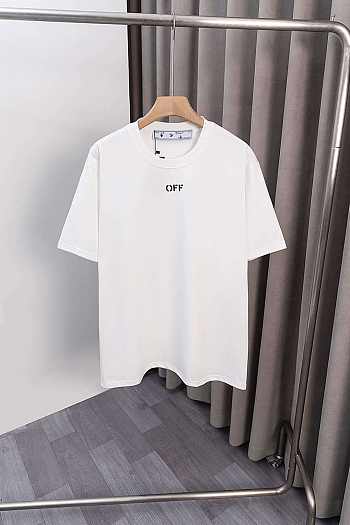 Off White Arrow Skate Regular Fit T-Shirt White
