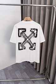 Off White Arrow Skate Regular Fit T-Shirt White - 3