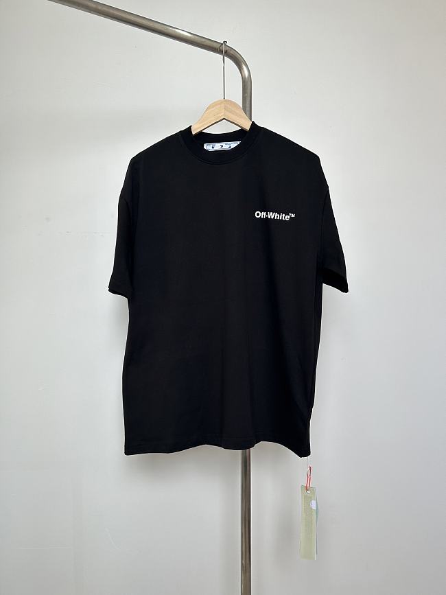 Off-White Wave Arrows Slim T-shirt in Cotton Jersey - 1
