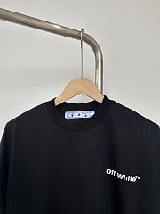 Off-White Wave Arrows Slim T-shirt in Cotton Jersey - 4