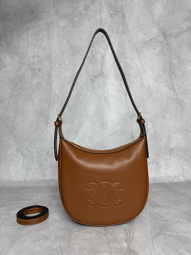 SMALL HELOÏSE BAG IN SUPPLE GRAINED CALFSKIN SIZE 9 x 8 x 2 inches - 1