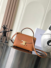 CELINE TEEN NINO BAG IN SUPPLE GRAINED CALFSKIN - TAN Size 20 x 13 x 8cm - 1