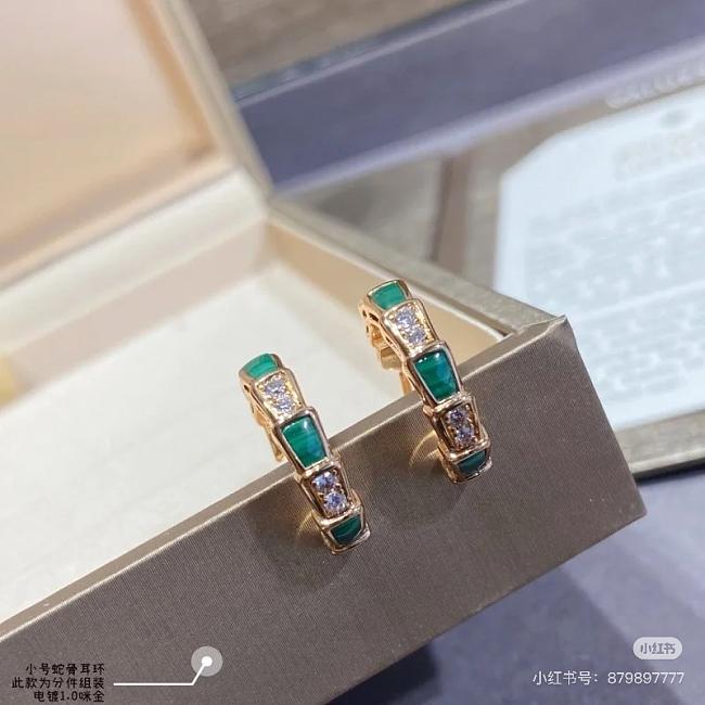  Bvgalri green earrings - 1