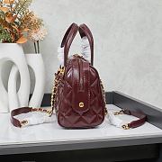 Chanel Small Bowling Bag Size 22 x 18 x 8cm - 5