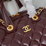 Chanel Small Bowling Bag Size 22 x 18 x 8cm - 3