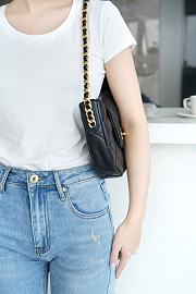 Chanel 19 Hobo Bag Black Lambskin Mixed Metal Hardware Size 30 x 21 x 7.5cm - 3