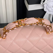Chanel Grained Shiny Calfskin & Gold-Tone Metal Light Pink - 2